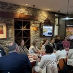Un momento del “desayuno emprendedor” organizado en la comarca en el marco del proyecto “el rombo”