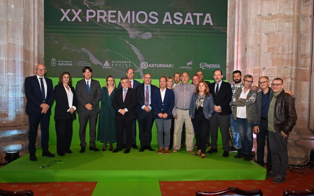 ASATA entregó sus premios anuales a Vedelar Jardinería y Servicios Forestales, Vrema Sistemas y Direxis Tusgsal