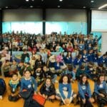 un momento del encuentro intergeneracional steam e organizado por asata